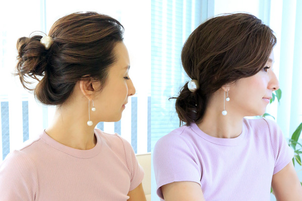 ヘアアレンジ,大人,まとめ髪,夏,ロング,簡単,こなれ,おしゃれ,ヘアアクセ