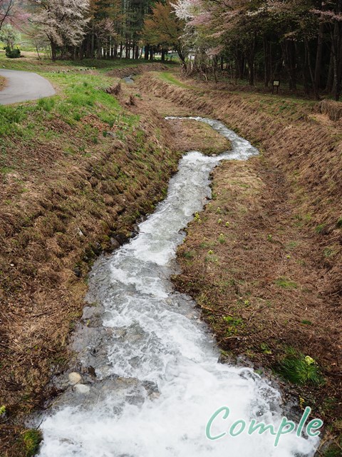 白馬の小川