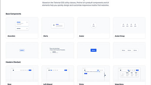 Tailwind CSSの入門に！ コピペで簡単に実装できるUIコンポーネントとページレイアウトのまとめ -Preline UI