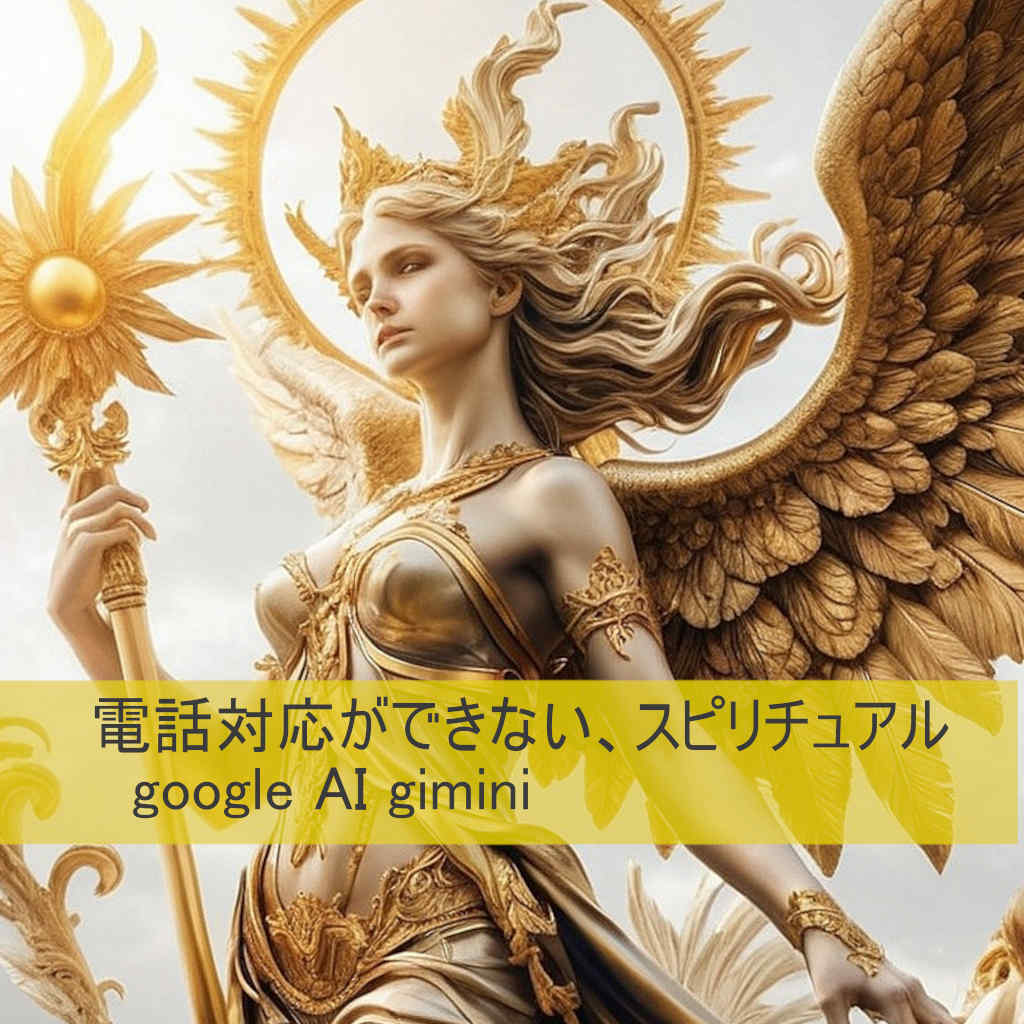 電話対応ができない、スピリチュアル　google AI gimini