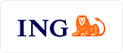 Ing-logotyp med ett lejon på.