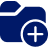 En mappe med et plustegn