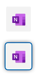 Logo aplikacji Microsoft OneNote