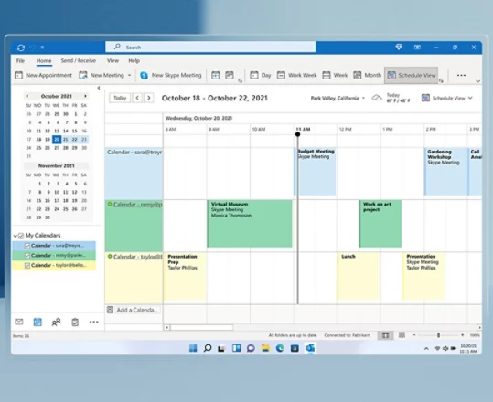 Microsoft Outlook takvimi