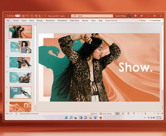 Prezentacja programu Microsoft PowerPoint