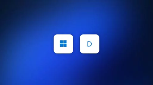 Logo Windows à côté d’une lettre D