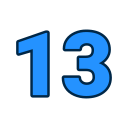 13