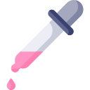 pipette à couleurs