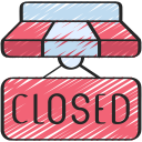 Closed sign