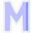 m