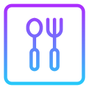 Spoon and fork