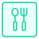 Spoon and fork