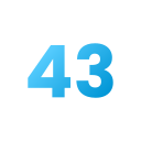 43