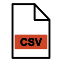 CSV file