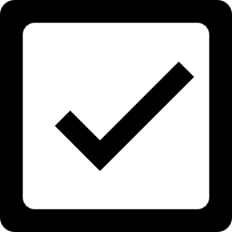 Check sign button icon