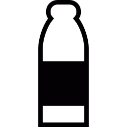 Milk bottle icon