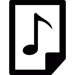 Audio file icon