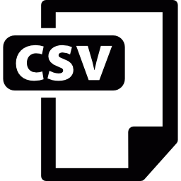 CSV file icon