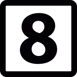 Number 8 icon