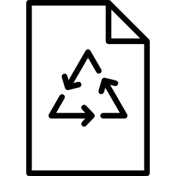 recyclingpapier icon