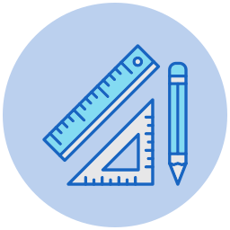 Drawing set icon