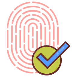 Biometric recognition icon