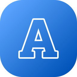 Letter A icon