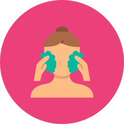 Facial treatment icon