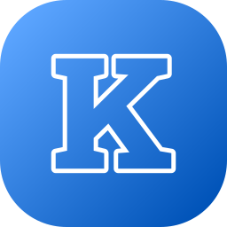 Letter k icon