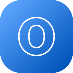 Letter o icon