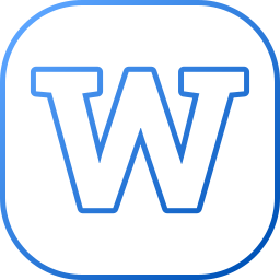 Letter w icon