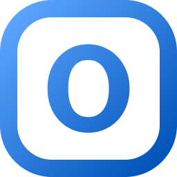 文字o icon