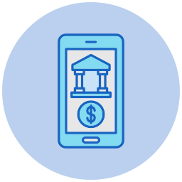 Mobile banking icon