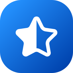 Half star icon