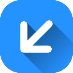 Down left arrow icon