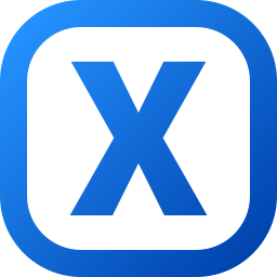 Letter x icon