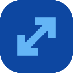 Double sided arrow icon