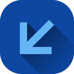 Down left arrow icon