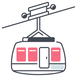 Cable car icon