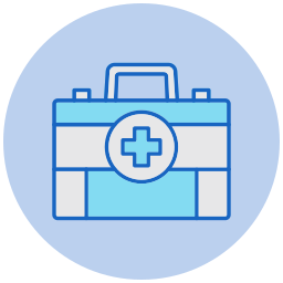 First aid kit icon