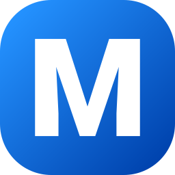 Letter m icon