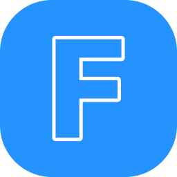 Letter f icon