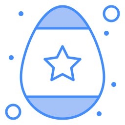 Egg painting icon