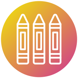 Pencil crayon icon