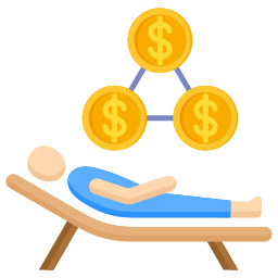 Passive income icon