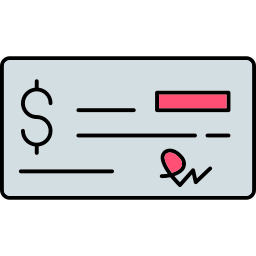 Cheque icon