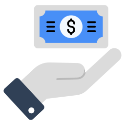 Receive money icon