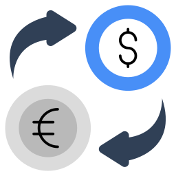 Money exchange icon