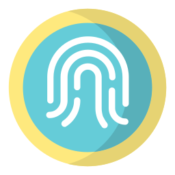 biometrische identifizierung icon