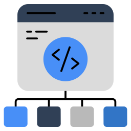 Web coding icon